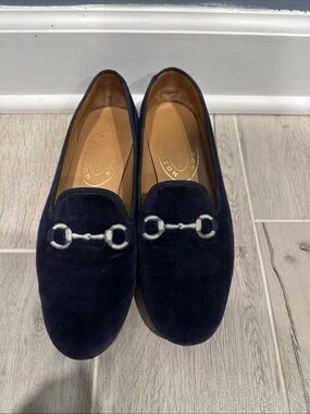 Men's Stubbs & Wootton Embroidered Horsebit Loafers Slippers Shoes Size 7